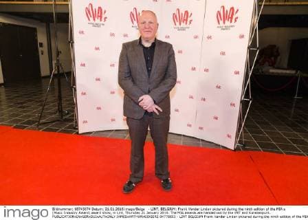 - LINT, BELGIUM: Frank Vander Linden pictured during the ninth edition of the MIA s (Music Industry Award) award show, in Lint, Thursday 21 January 2016. The MIA awards are handed out by the VRT and Kunstenpunt.  JAMESxARTHURxGEKIERE 04778653