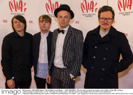 - LINT, BELGIUM: The Van Jets pictured during the ninth edition of the MIA s (Music Industry Award) award show, in Lint, Thursday 21 January 2016. The MIA awards are handed out by the VRT and Kunstenpunt.  JAMESxARTHURxGEKIERE 04778684