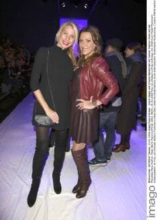 Giulia Siegel und Simone Ballack bei der Zukker Fashion Show auf der Mercedes-Benz Fashion Week Berlin Autumn Winter 2016. Berlin, 21.01.2016 Foto:xS.xGabschx xFuturexImage