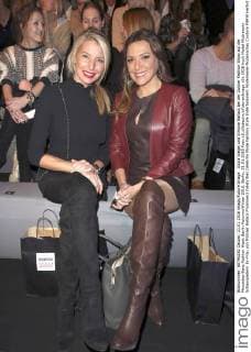 Giulia Siegel und Simone Ballack bei der Zukker Fashion Show auf der Mercedes-Benz Fashion Week Berlin Autumn Winter 2016. Berlin, 21.01.2016 Foto:xS.xGabschx xFuturexImage