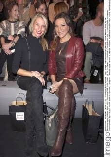 Giulia Siegel und Simone Ballack bei der Zukker Fashion Show auf der Mercedes-Benz Fashion Week Berlin Autumn Winter 2016. Berlin, 21.01.2016 Foto:xS.xGabschx xFuturexImage