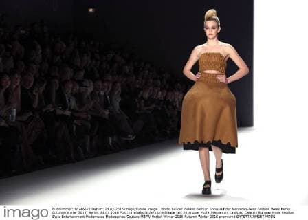Model bei der Zukker Fashion Show auf der Mercedes-Benz Fashion Week Berlin Autumn Winter 2016. Berlin, 21.01.2016 Foto:xS.xGabschx xFuturexImage