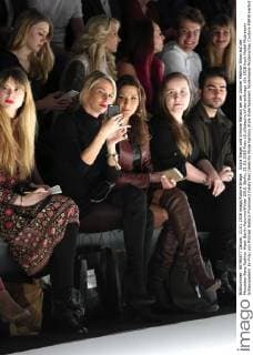 Giulia Siegel und Simone Ballack bei der Zukker Fashion Show auf der Mercedes-Benz Fashion Week Berlin Autumn Winter 2016. Berlin, 21.01.2016 Foto:xS.xGabschx xFuturexImage