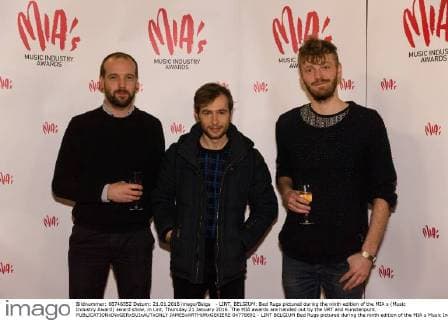 - LINT, BELGIUM: Bed Rugs pictured during the ninth edition of the MIA s (Music Industry Award) award show, in Lint, Thursday 21 January 2016. The MIA awards are handed out by the VRT and Kunstenpunt.  JAMESxARTHURxGEKIERE 04778692