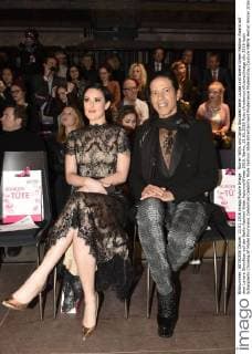 Rumer Willis und Jorge Gonzalez beim Luxaa und lavera Green Fashion Award auf dem Lavera Showfloor auf der Berlin Fashion Week Autumn Winter 2016. Berlin, 21.01.2016 Foto:xFredericx xFuturexImage