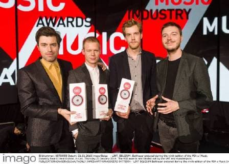 - LINT, BELGIUM: Balthazar pictured during the ninth edition of the MIA s (Music Industry Award) award show, in Lint, Thursday 21 January 2016. The MIA awards are handed out by the VRT and Kunstenpunt.  JAMESxARTHURxGEKIERE 04778954