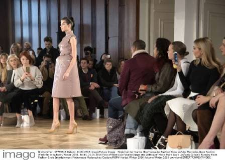 Model bei der Marina Hoermanseder Fashion Show auf der Mercedes-Benz Fashion Week Berlin Autumn Winter 2016. Berlin, 21.01.2016 Foto:xFredericx xFuturexImage