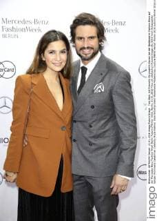 Tom Beck mit Freundin Chryssanthi Kavazi bei der Baldessarini Fashion Show auf der Mercedes-Benz Fashion Week Berlin Autumn Winter 2016. Berlin, 21.01.2016 Foto:xS.xGabschx xFuturexImage