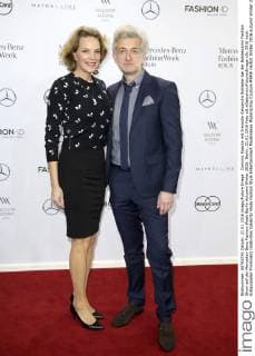 Dominic Raacke mit Freundin Alexandra Rohleder bei der Baldessarini Fashion Show auf der Mercedes-Benz Fashion Week Berlin Autumn Winter 2016. Berlin, 21.01.2016 Foto:xS.xGabschx xFuturexImage