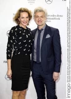 Dominic Raacke mit Freundin Alexandra Rohleder bei der Baldessarini Fashion Show auf der Mercedes-Benz Fashion Week Berlin Autumn Winter 2016. Berlin, 21.01.2016 Foto:xS.xGabschx xFuturexImage