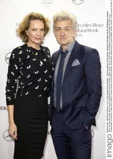 Dominic Raacke mit Freundin Alexandra Rohleder bei der Baldessarini Fashion Show auf der Mercedes-Benz Fashion Week Berlin Autumn Winter 2016. Berlin, 21.01.2016 Foto:xS.xGabschx xFuturexImage