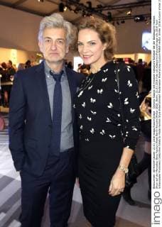 Dominic Raacke mit Freundin Alexandra Rohleder bei der Baldessarini Fashion Show auf der Mercedes-Benz Fashion Week Berlin Autumn Winter 2016. Berlin, 21.01.2016 Foto:xS.xGabschx xFuturexImage
