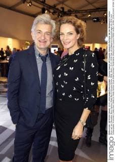 Dominic Raacke mit Freundin Alexandra Rohleder bei der Baldessarini Fashion Show auf der Mercedes-Benz Fashion Week Berlin Autumn Winter 2016. Berlin, 21.01.2016 Foto:xS.xGabschx xFuturexImage
