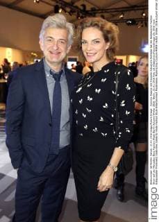 Dominic Raacke mit Freundin Alexandra Rohleder bei der Baldessarini Fashion Show auf der Mercedes-Benz Fashion Week Berlin Autumn Winter 2016. Berlin, 21.01.2016 Foto:xS.xGabschx xFuturexImage
