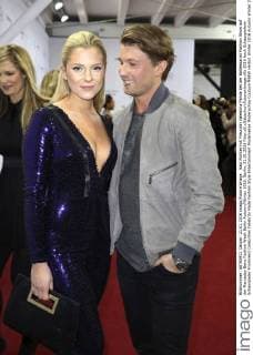 Raul Richter mit Freundin Valentina Pahde bei der Baldessarini Fashion Show auf der Mercedes-Benz Fashion Week Berlin Autumn Winter 2016. Berlin, 21.01.2016 Foto:xS.xGabschx xFuturexImage