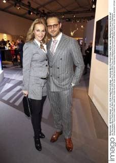 Caroline Beil mit Freund Philpp Sattler bei der Baldessarini Fashion Show auf der Mercedes-Benz Fashion Week Berlin Autumn Winter 2016. Berlin, 21.01.2016 Foto:xS.xGabschx xFuturexImage