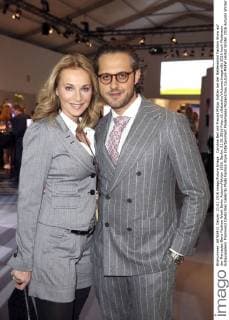 Caroline Beil mit Freund Philpp Sattler bei der Baldessarini Fashion Show auf der Mercedes-Benz Fashion Week Berlin Autumn Winter 2016. Berlin, 21.01.2016 Foto:xS.xGabschx xFuturexImage