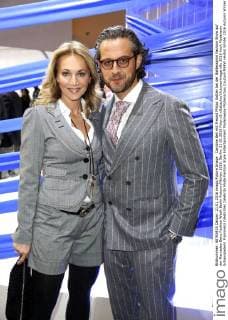 Caroline Beil mit Freund Philpp Sattler bei der Baldessarini Fashion Show auf der Mercedes-Benz Fashion Week Berlin Autumn Winter 2016. Berlin, 21.01.2016 Foto:xS.xGabschx xFuturexImage
