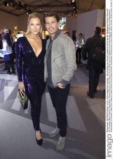 Raul Richter mit Freundin Valentina Pahde bei der Baldessarini Fashion Show auf der Mercedes-Benz Fashion Week Berlin Autumn Winter 2016. Berlin, 21.01.2016 Foto:xS.xGabschx xFuturexImage