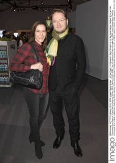 Ulrike Frank mit Ehemann Marc Schubring bei der Anne Gorke Fashion Show auf der Mercedes-Benz Fashion Week Berlin Autumn Winter 2016. Berlin, 22.01.2016 Foto:xFredericx xFuturexImage