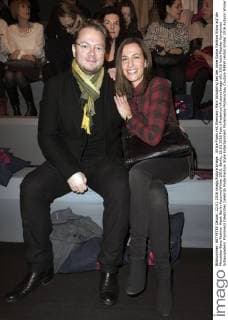 Ulrike Frank mit Ehemann Marc Schubring bei der Anne Gorke Fashion Show auf der Mercedes-Benz Fashion Week Berlin Autumn Winter 2016. Berlin, 22.01.2016 Foto:xFredericx xFuturexImage