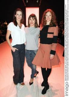 Katrin Wrobel, Anneke Kim Sarnau und Marleen Lohse bei der Anne Gorke Fashion Show auf der Mercedes-Benz Fashion Week Berlin Autumn Winter 2016. Berlin, 22.01.2016 Foto:xFredericx xFuturexImage