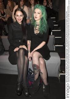 Marla Blumenblatt mit Gast bei der Anne Gorke Fashion Show auf der Mercedes-Benz Fashion Week Berlin Autumn Winter 2016. Berlin, 22.01.2016 Foto:xFredericx xFuturexImage