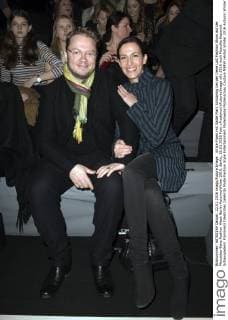 Ulrike Frank mit Gatte Marc Schubring bei der Irene Luft Fashion Show auf der Mercedes-Benz Fashion Week Berlin Autumn Winter 2016. Berlin, 22.01.2016 Foto:xFredericx xFuturexImage