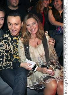 Julian F. M. Stoeckel und Maren Gilzer bei der Emre Erdemoglu Fashion Show auf der Mercedes-Benz Fashion Week Berlin Autumn Winter 2016. Berlin, 22.01.2016 Foto:xS.xGabschx xFuturexImage