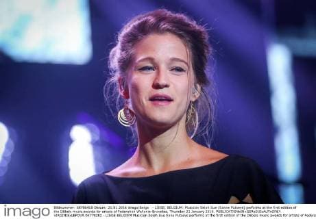 - LIEGE, BELGIUM: Musician Selah Sue (Sanne Putseys) performs at the first edition of the D6bels music awards for artists of Federation Wallonie-Bruxelles, Thursday 21 January 2016.  VIRGINIExLEFOUR 04779282