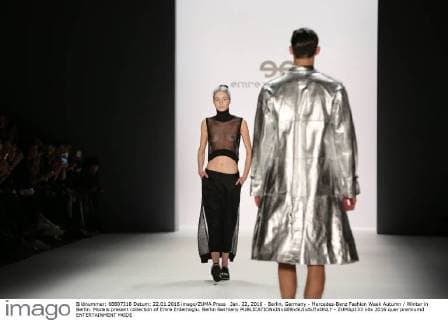 Jan. 22, 2016 - Berlin, Germany - Mercedes-Benz Fashion Week Autumn Winter in Berlin. Models present collection of Emre Erdemoglu. Berlin Germany - ZUMAp133
