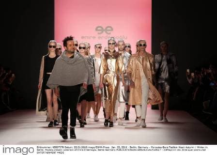 Jan. 22, 2016 - Berlin, Germany - Mercedes-Benz Fashion Week Autumn Winter in Berlin. Models present collection of Emre Erdemoglu. Berlin Germany - ZUMAp133