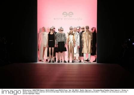Jan. 22, 2016 - Berlin, Germany - Mercedes-Benz Fashion Week Autumn Winter in Berlin. Models present collection of Emre Erdemoglu. Berlin Germany - ZUMAp133