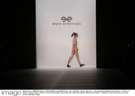 Jan. 22, 2016 - Berlin, Germany - Mercedes-Benz Fashion Week Autumn Winter in Berlin. Models present collection of Emre Erdemoglu. Berlin Germany - ZUMAp133