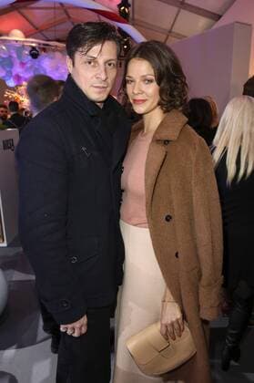 Jessica Schwarz mit Freund Markus Selikovsky bei der Key Looks - The Show von Fashion ID auf der Mercedes-Benz Fashion Week Berlin Autumn Winter 2016. Berlin, 23.01.2016 Foto:xS.xGabschx xFuturexImage