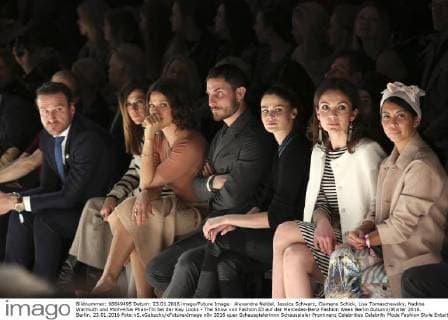 Alexandra Neldel, Jessica Schwarz, Clemens Schick, Lisa Tomaschewsky, Nadine Warmuth und Minh-Khai Phan-Thi bei der Key Looks - The Show von Fashion ID auf der Mercedes-Benz Fashion Week Berlin Autumn Winter 2016. Berlin, 23.01.2016 Foto:xS.xGabschx xFuturexImage