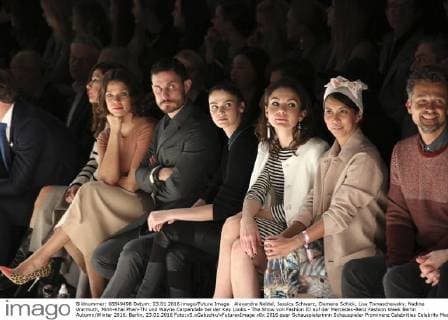 Alexandra Neldel, Jessica Schwarz, Clemens Schick, Lisa Tomaschewsky, Nadine Warmuth, Minh-Khai Phan-Thi und Wayne Carpendale bei der Key Looks - The Show von Fashion ID auf der Mercedes-Benz Fashion Week Berlin Autumn Winter 2016. Berlin, 23.01.2016 Foto:xS.xGabschx xFuturexImage