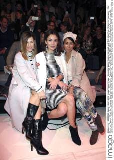 Alexandra Neldel, Nadine Warmuth und Minh-Khai Phan-Thi bei der Key Looks - The Show von Fashion ID auf der Mercedes-Benz Fashion Week Berlin Autumn Winter 2016. Berlin, 23.01.2016 Foto:xS.xGabschx xFuturexImage