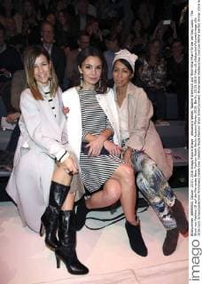 Alexandra Neldel, Nadine Warmuth und Minh-Khai Phan-Thi bei der Key Looks - The Show von Fashion ID auf der Mercedes-Benz Fashion Week Berlin Autumn Winter 2016. Berlin, 23.01.2016 Foto:xS.xGabschx xFuturexImage