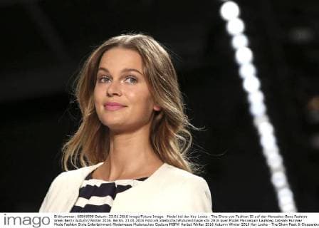 Model bei der Key Looks - The Show von Fashion ID auf der Mercedes-Benz Fashion Week Berlin Autumn Winter 2016. Berlin, 23.01.2016 Foto:xS.xGabschx xFuturexImage