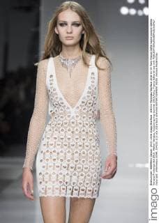 204232 Marineau Starface 2016-01-24 Paris France Defile haute couture Atellier Versace Printemps été 2016. Atelier Versace, Couture spring-summer 2016,Paris, France Editorial use only  Copyright: xMarineaux STAR_204232_013