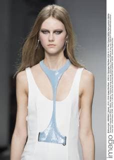 204232 Marineau Starface 2016-01-24 Paris France Defile haute couture Atellier Versace Printemps été 2016. Atelier Versace, Couture spring-summer 2016,Paris, France Editorial use only  Copyright: xMarineaux STAR_204232_018