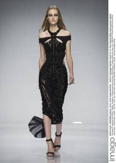 204232 Marineau Starface 2016-01-24 Paris France Defile haute couture Atellier Versace Printemps été 2016. Atelier Versace, Couture spring-summer 2016,Paris, France Editorial use only  Copyright: xMarineaux STAR_204232_042