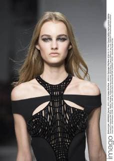 204232 Marineau Starface 2016-01-24 Paris France Defile haute couture Atellier Versace Printemps été 2016. Atelier Versace, Couture spring-summer 2016,Paris, France Editorial use only  Copyright: xMarineaux STAR_204232_044