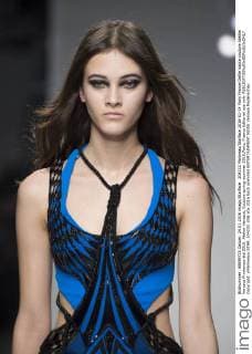 204232 Marineau Starface 2016-01-24 Paris France Defile haute couture Atellier Versace Printemps été 2016. Atelier Versace, Couture spring-summer 2016,Paris, France Editorial use only  Copyright: xMarineaux STAR_204232_058