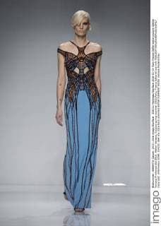 204232 Marineau Starface 2016-01-24 Paris France Defile haute couture Atellier Versace Printemps été 2016. Atelier Versace, Couture spring-summer 2016,Paris, France Editorial use only  Copyright: xMarineaux STAR_204232_064