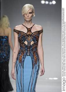 204232 Marineau Starface 2016-01-24 Paris France Defile haute couture Atellier Versace Printemps été 2016. Atelier Versace, Couture spring-summer 2016,Paris, France Editorial use only  Copyright: xMarineaux STAR_204232_065