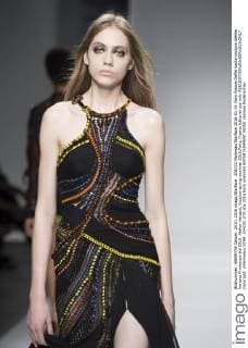 204232 Marineau Starface 2016-01-24 Paris France Defile haute couture Atellier Versace Printemps été 2016. Atelier Versace, Couture spring-summer 2016,Paris, France Editorial use only  Copyright: xMarineaux STAR_204232_070