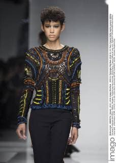 204232 Marineau Starface 2016-01-24 Paris France Defile haute couture Atellier Versace Printemps été 2016. Atelier Versace, Couture spring-summer 2016,Paris, France Editorial use only  Copyright: xMarineaux STAR_204232_072