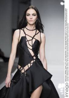204232 Marineau Starface 2016-01-24 Paris France Defile haute couture Atellier Versace Printemps été 2016. Atelier Versace, Couture spring-summer 2016,Paris, France Editorial use only  Copyright: xMarineaux STAR_204232_100